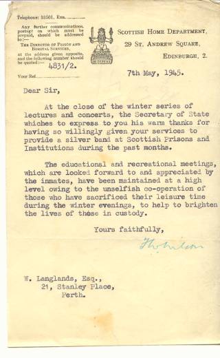 Secretary of State's Letter