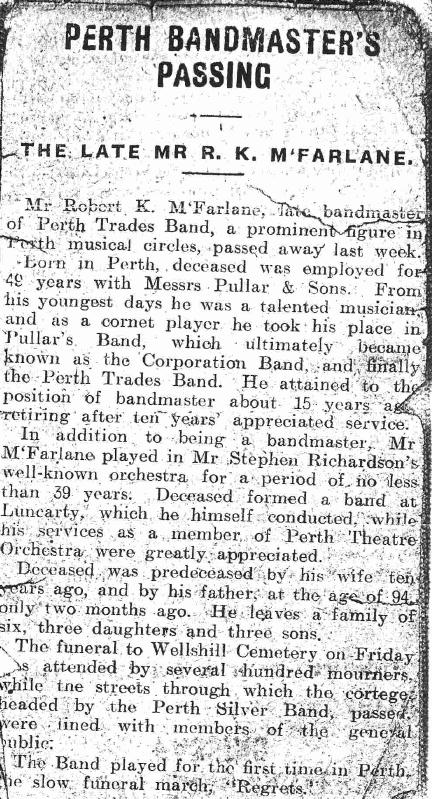 Obituary - Robert K. McFarlane